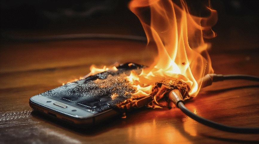 خطر انفجار باتری لیتیومی