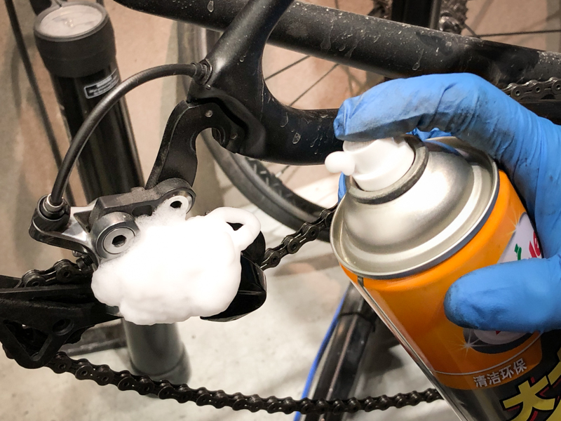 اسپری تمیز کننده دوچرخه برقی